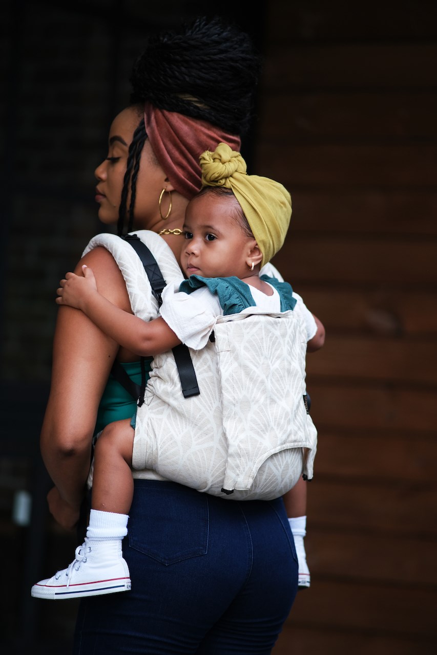 Kangura portabebés Mochila Evolutiva Portabebé Neko Smart Toddler Perla (Lino)