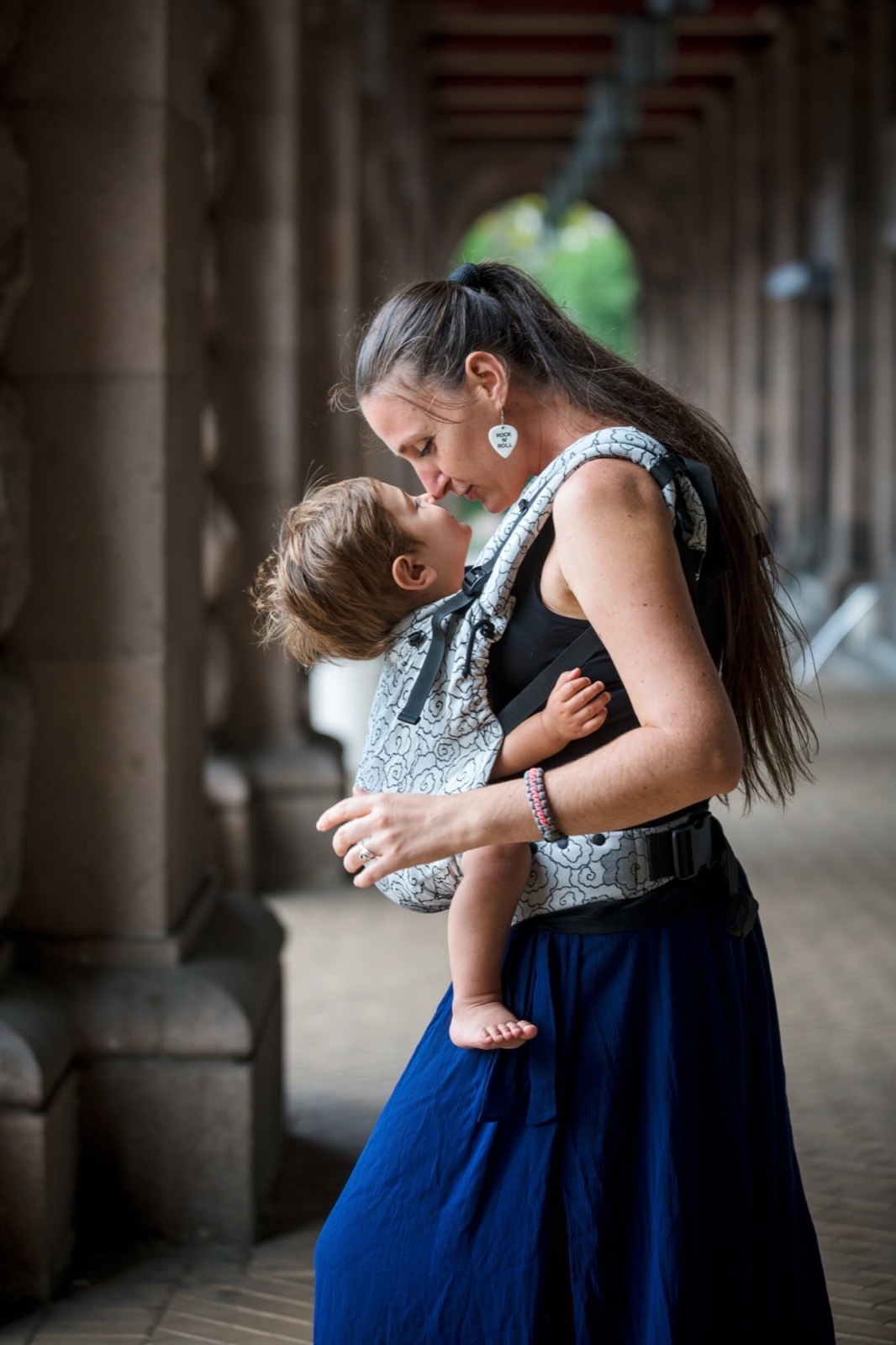 Kangura portabebés Mochila Evolutiva Portabebé Neko Smart Toddler Lokum Hazel (Algodón orgánico)