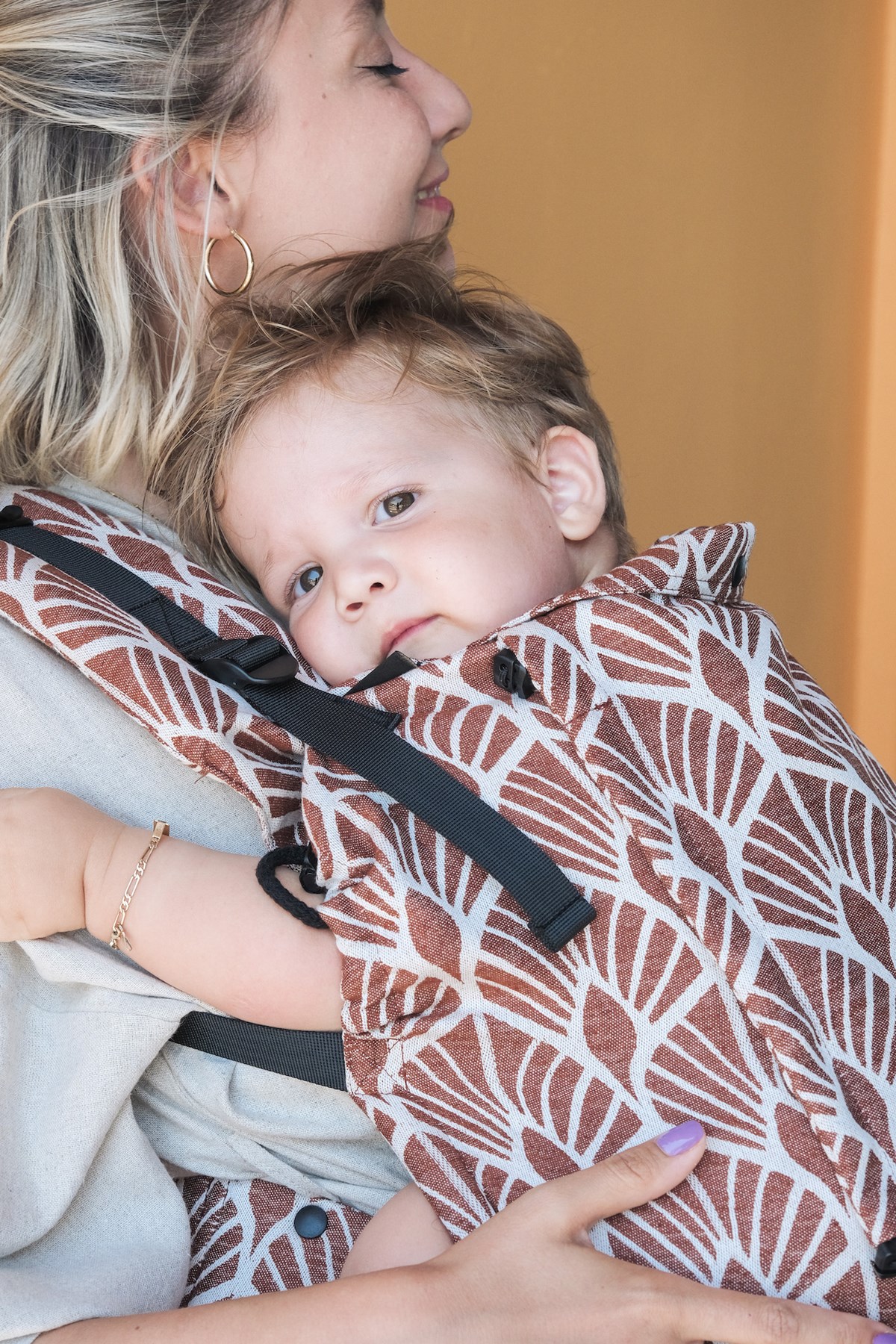 Kangura portabebés Mochila Evolutiva Portabebé Neko Smart Toddler Mocha (Lino)