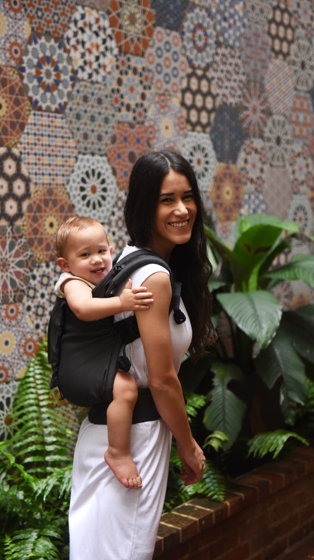 Kangura portabebés Mochila Evolutiva Portabebé Neko Smart Toddler Shadow (Algodón orgánico)