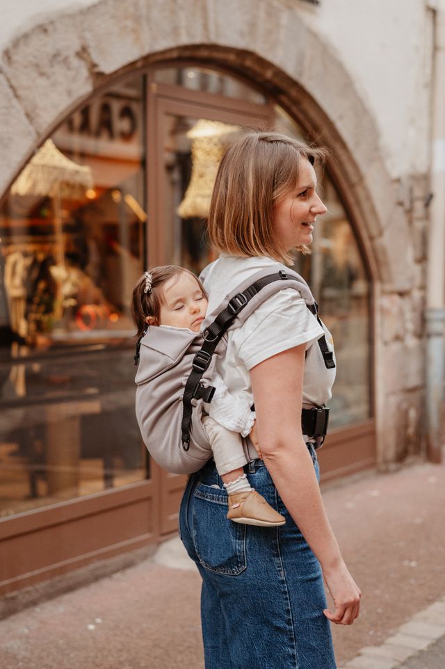 Kangura portabebés Mochila Evolutiva Néobulle Néo+ PlusV2 Plume