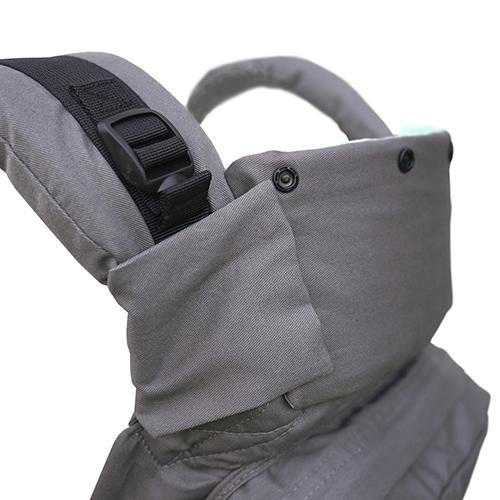 Kangura portabebés Panel Extensor TwinGo Grey Green