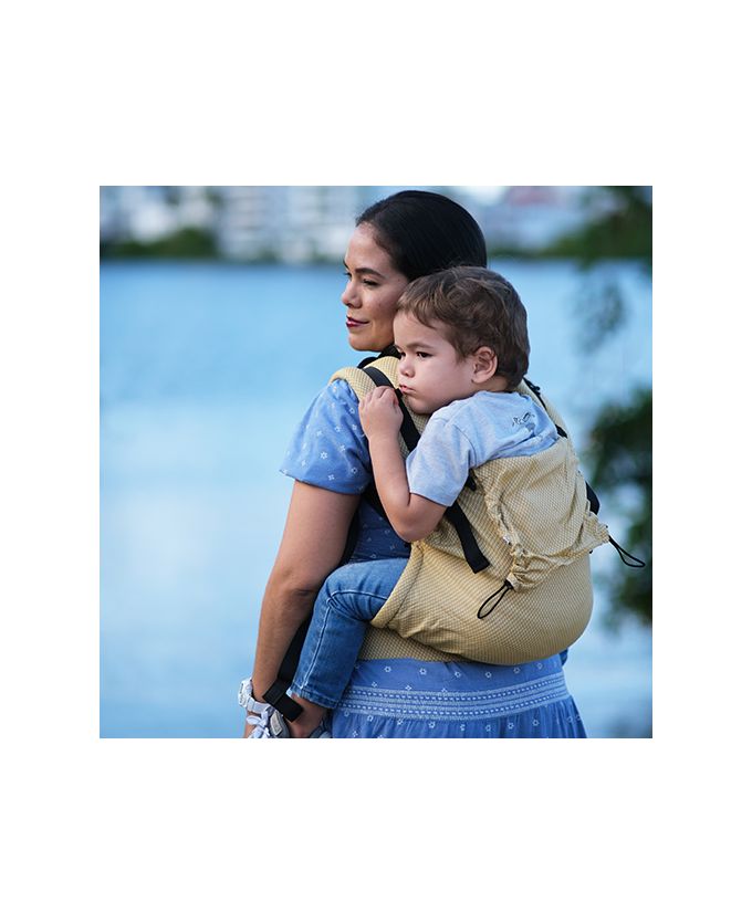 Kangura portabebés Mochila Evolutiva Portabebé Neko Smart Toddler Zest (Algodón orgánico)