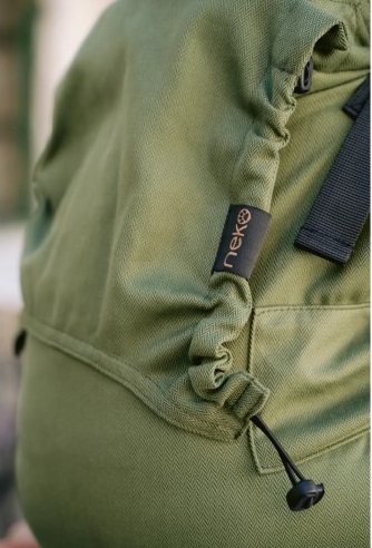 Kangura portabebés Mochila Evolutiva Portabebé Neko Smart Toddler Matcha (Algodón orgánico)