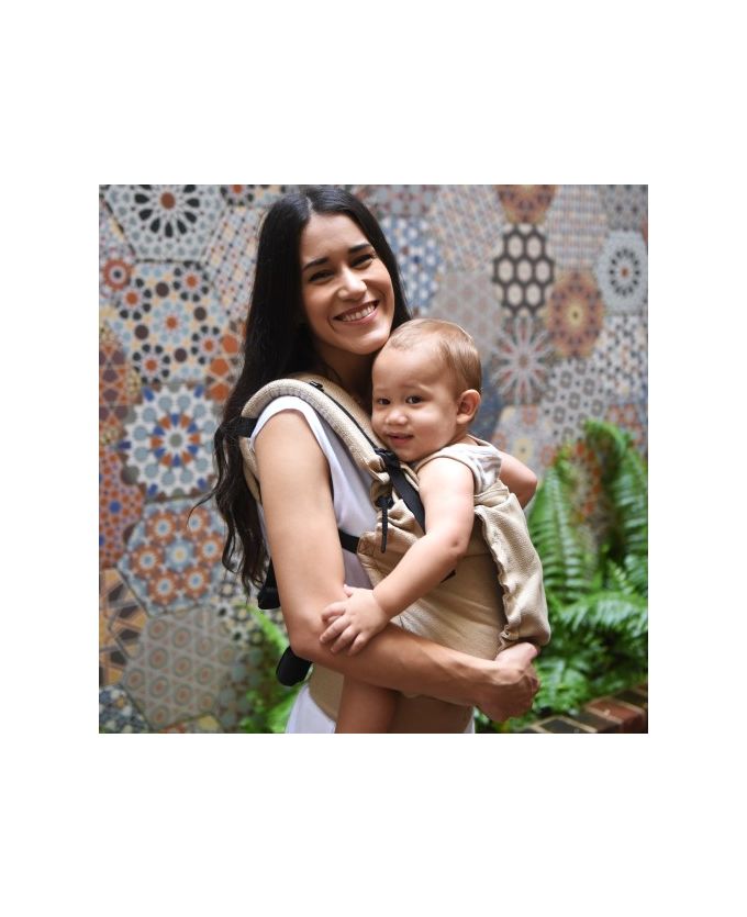 Kangura portabebés Mochila Evolutiva Portabebé Neko Smart Toddler Shimmer (Algodón orgánico)